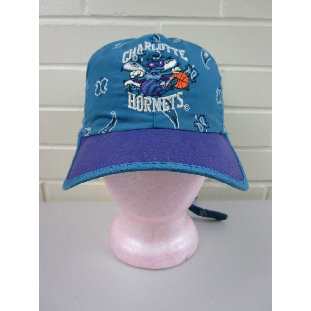 Charlotte Hornets Reversible Starter Bandana‎ Hat Cap NBA Basketball 90s Vintage